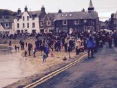 Waiting for Santa Claus to visit the harbour